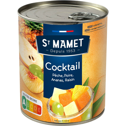 Fruits au Sirop Cocktail ST MAMET la boite de 850g