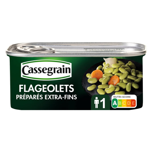 CASSEGRAIN Extra-Fine Prepared Flageolets