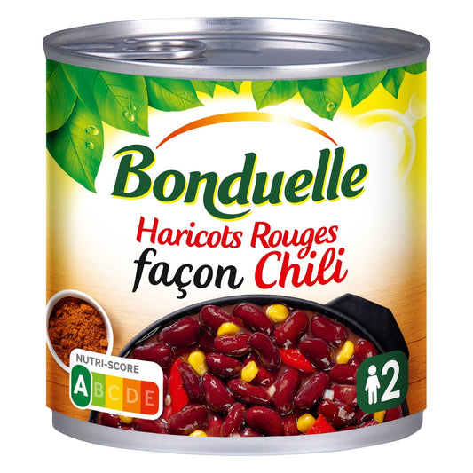 Haricots Rouges Façon Chili BONDUELLE la boite de 400g