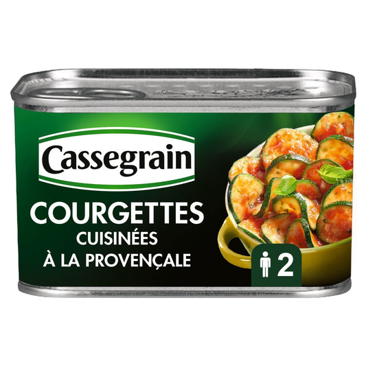 Courgettes Cooked Provençal Style CASSEGRAIN