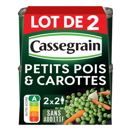 Petits Pois et Carottes CASSEGRAIN 