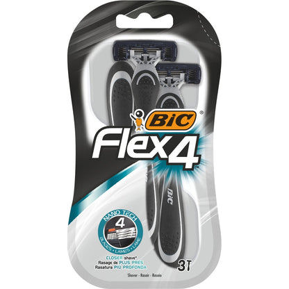 BIC Flex 4 Comfort 4-Klingen-Einwegrasierer