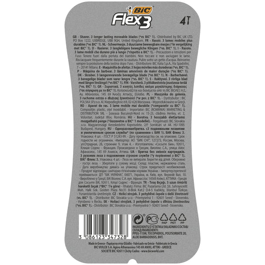 BIC Flex 3 Comfort Men's Disposable Razors