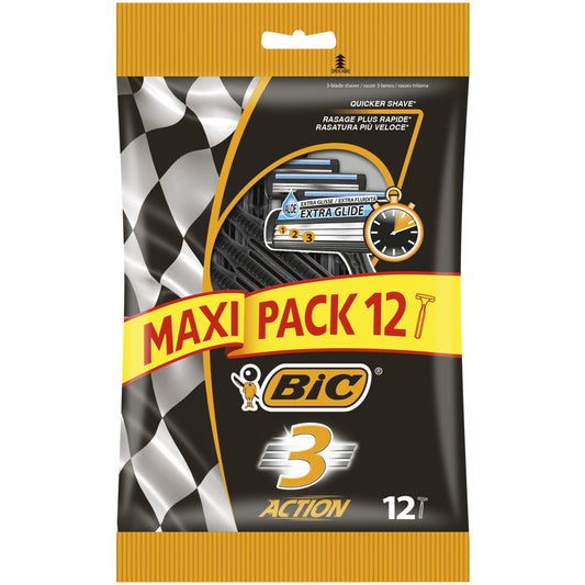 BIC 3 Action Disposable Razors