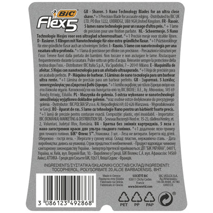 BIC Flex 5 Einwegrasierer für Herren mit 5 Klingen
