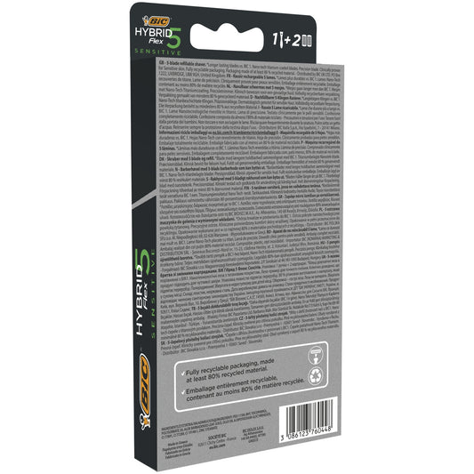 BIC Hybrid 5 Flex Men's Sensitive Skin Razor