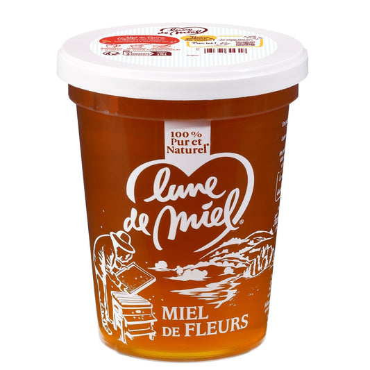 Miel de Fleurs Liquide LUNE DE MIEL le pot de 500g