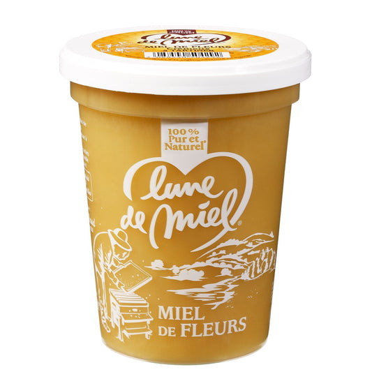 Miel de Fleurs Crémeux LUNE DE MIEL le pot de 500g