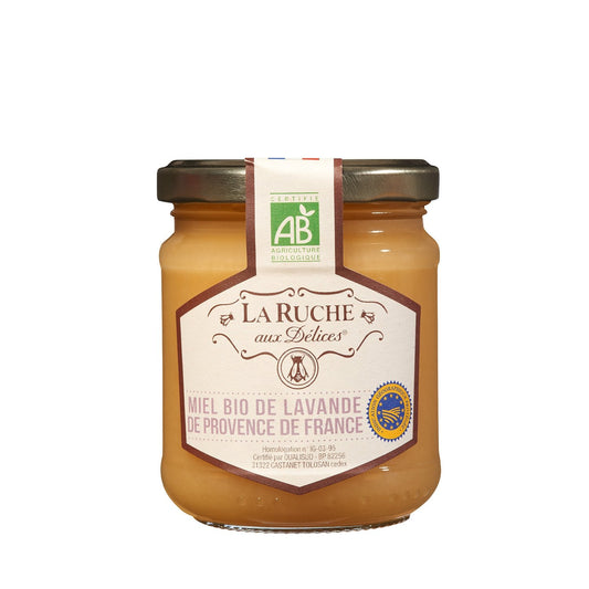 Miel Lavande Bio LA RUCHE AUX DELICES le pot de 250g