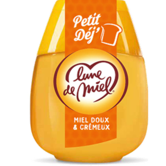 Miel Petit-Déjeuner Crémeux LUNE DE MIEL le flacon de 250mL