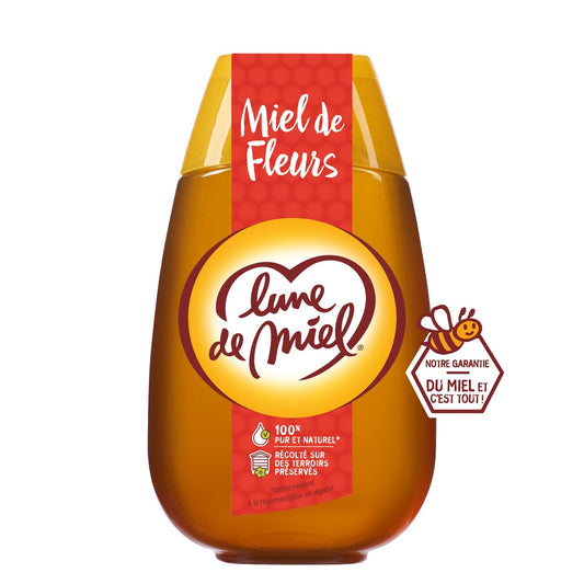 Miel de Fleurs Liquide LUNE DE MIEL le flacon de 500 g