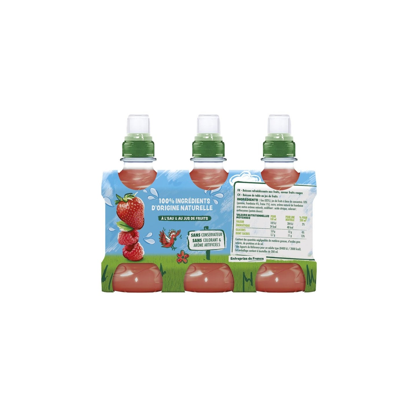 Boisson aux Fruits Saveur Fruits Rouges Fruit Shoot TEISSEIRE