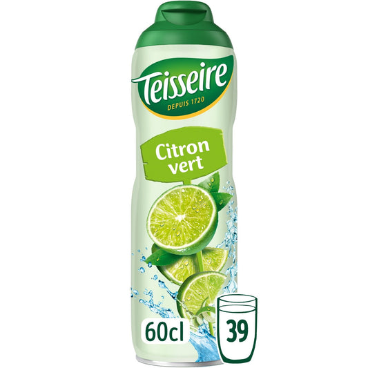 Sirop Citron Vert TEISSEIRE la bouteille 60cL
