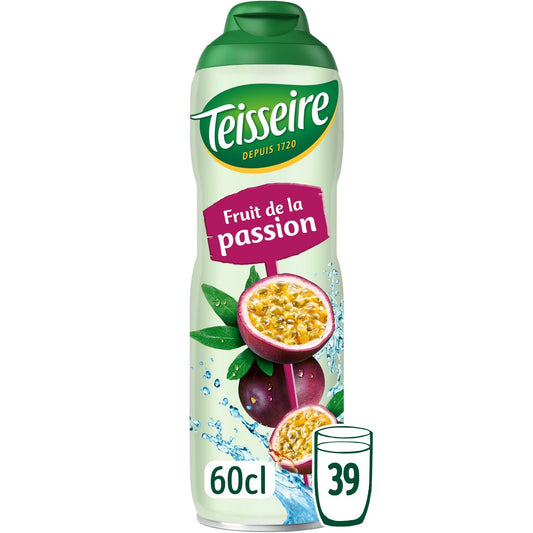 Sirop Fruit de la Passion TEISSEIRE la bouteille de 60cL