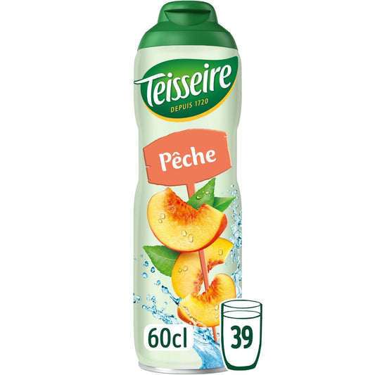 Sirop Pêche TEISSEIRE la bouteille 60cL