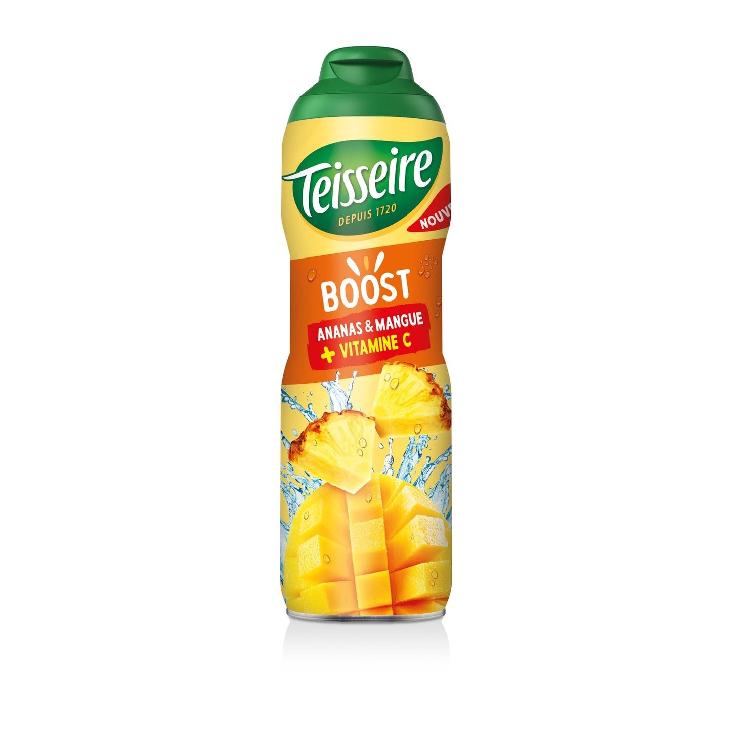 Sirop Boost Ananas Mangue TEISSEIRE la bouteille de 60cL