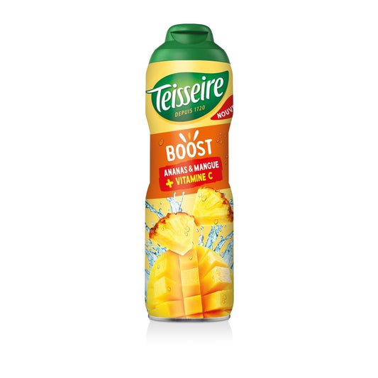 Sirop Boost Ananas Mangue TEISSEIRE la bouteille de 60cL