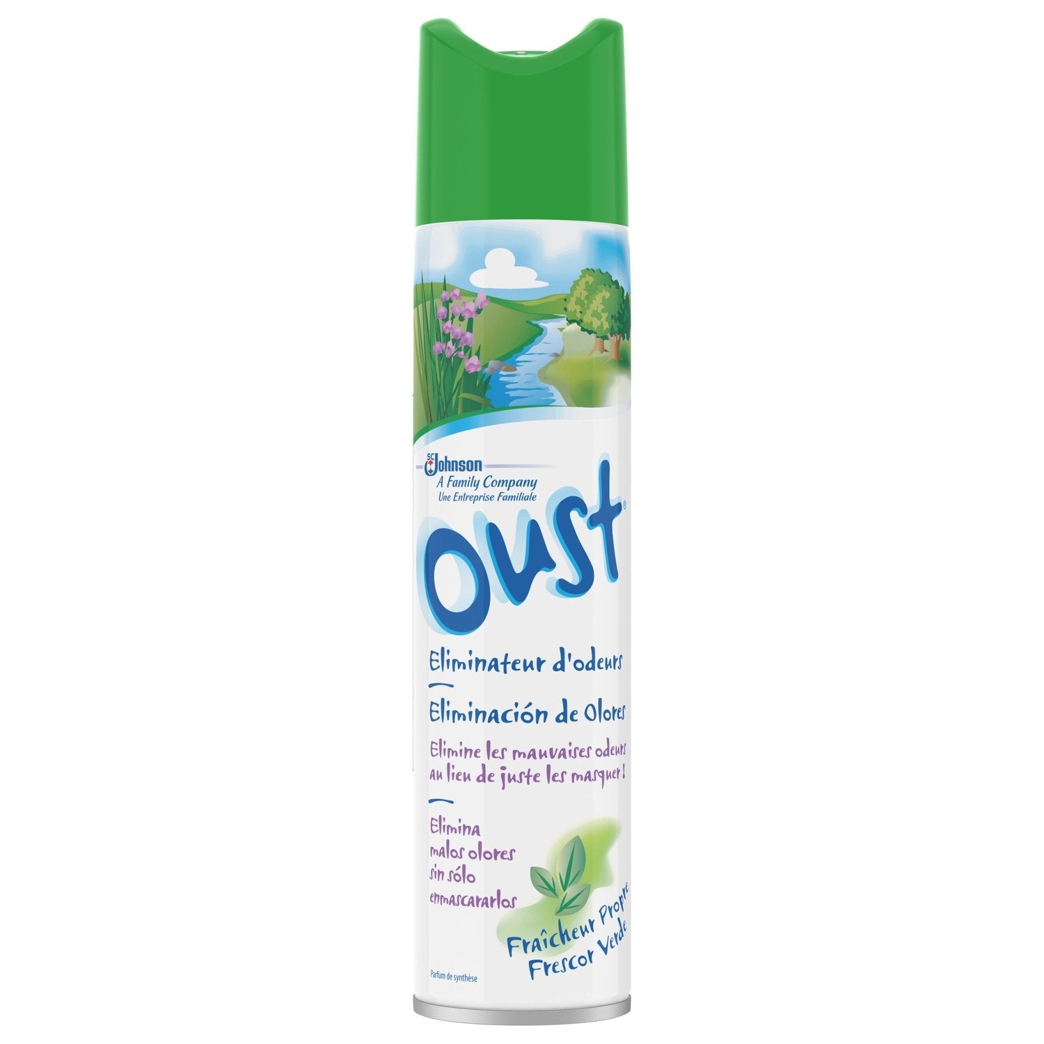 Désodorisant Spray Fraîcheur Propre OUST l'aérosol de 300 ml