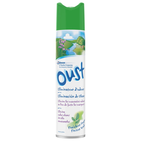 Désodorisant Spray Fraîcheur Propre OUST l'aérosol de 300 ml