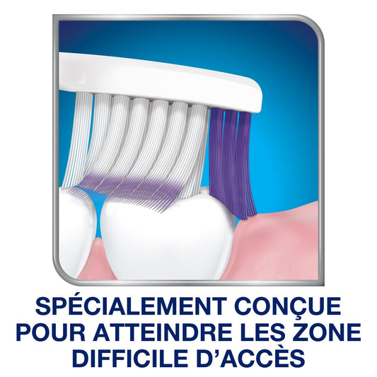 SENSODYNE Medium Toothbrush for Sensitive Teeth, Care and Precision
