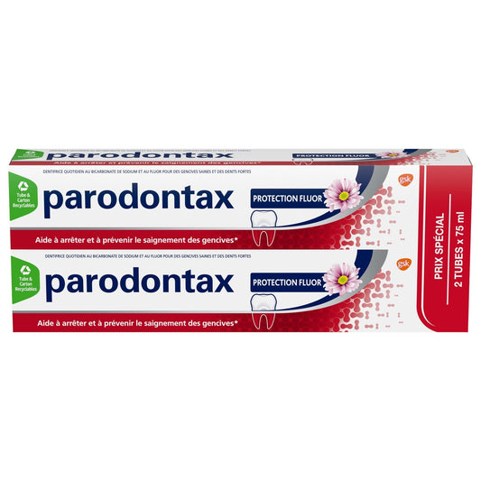 Dentifrice Gel Fluor Prévient et Arrête le Saignement des Gencives PARODONTAX