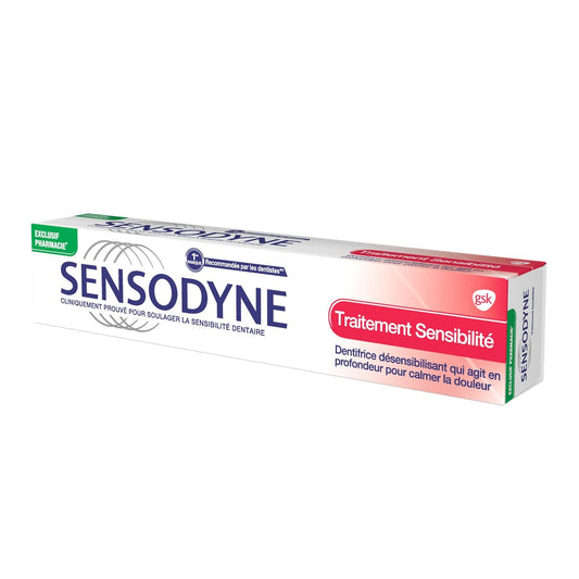 Dentifrice Sensibilité Dents Sensibles Soulagement et Protection SENSODYNE le tube de 75mL
