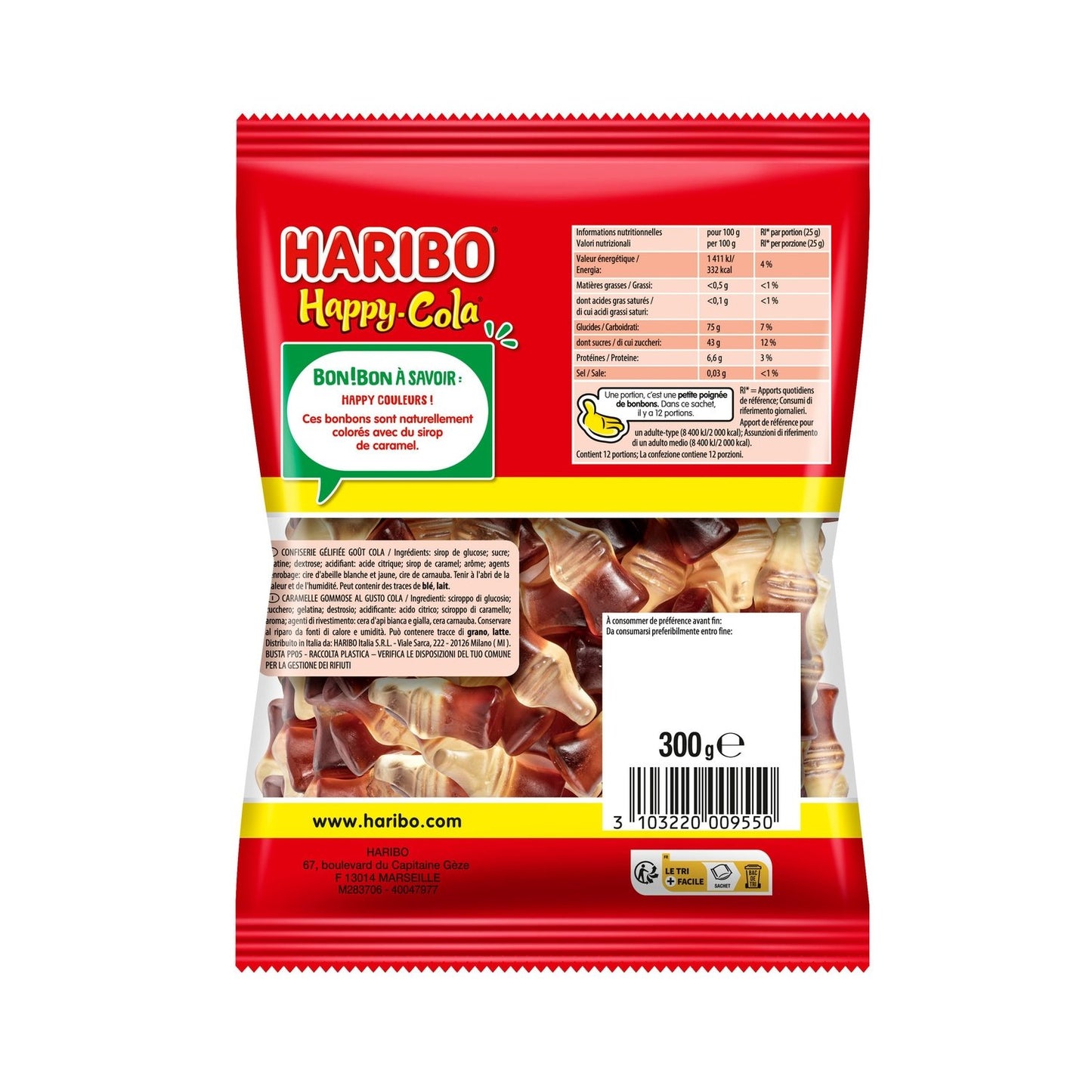 HARIBO Happy Cola Bonbons