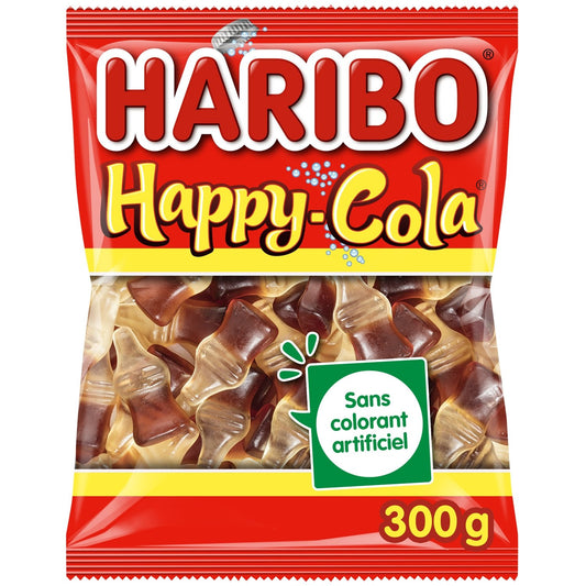 Bonbons Happy Cola HARIBO le paquet de 300g