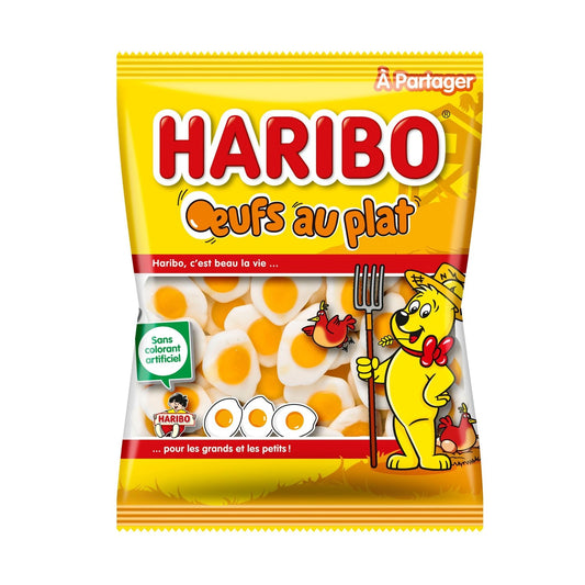 Bonbons Œufs au Plat HARIBO le paquet de 300g