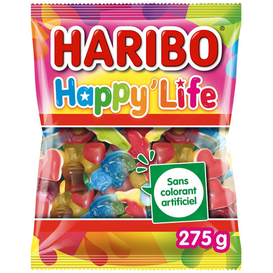 Bonbons Happy Life HARIBO le paquet de 275g
