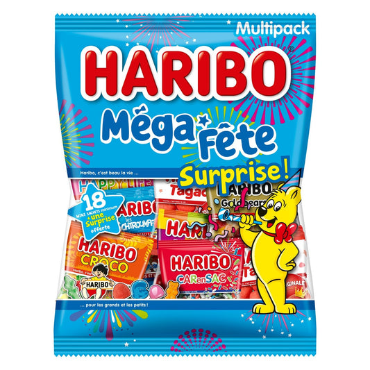 HARIBO Mega Party Surprise Assortment Multipack Candy