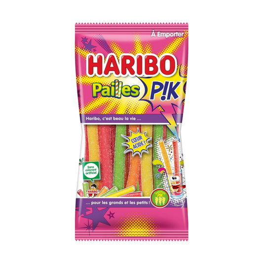 Bonbons Pailles Pik HARIBO le paquet de 180g
