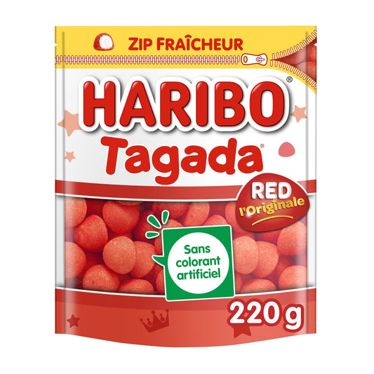 Bonbons Tagada Zip HARIBO le paquet de 220g