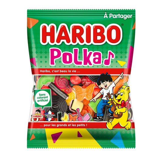 Bonbons Polka HARIBO le paquet de 300g