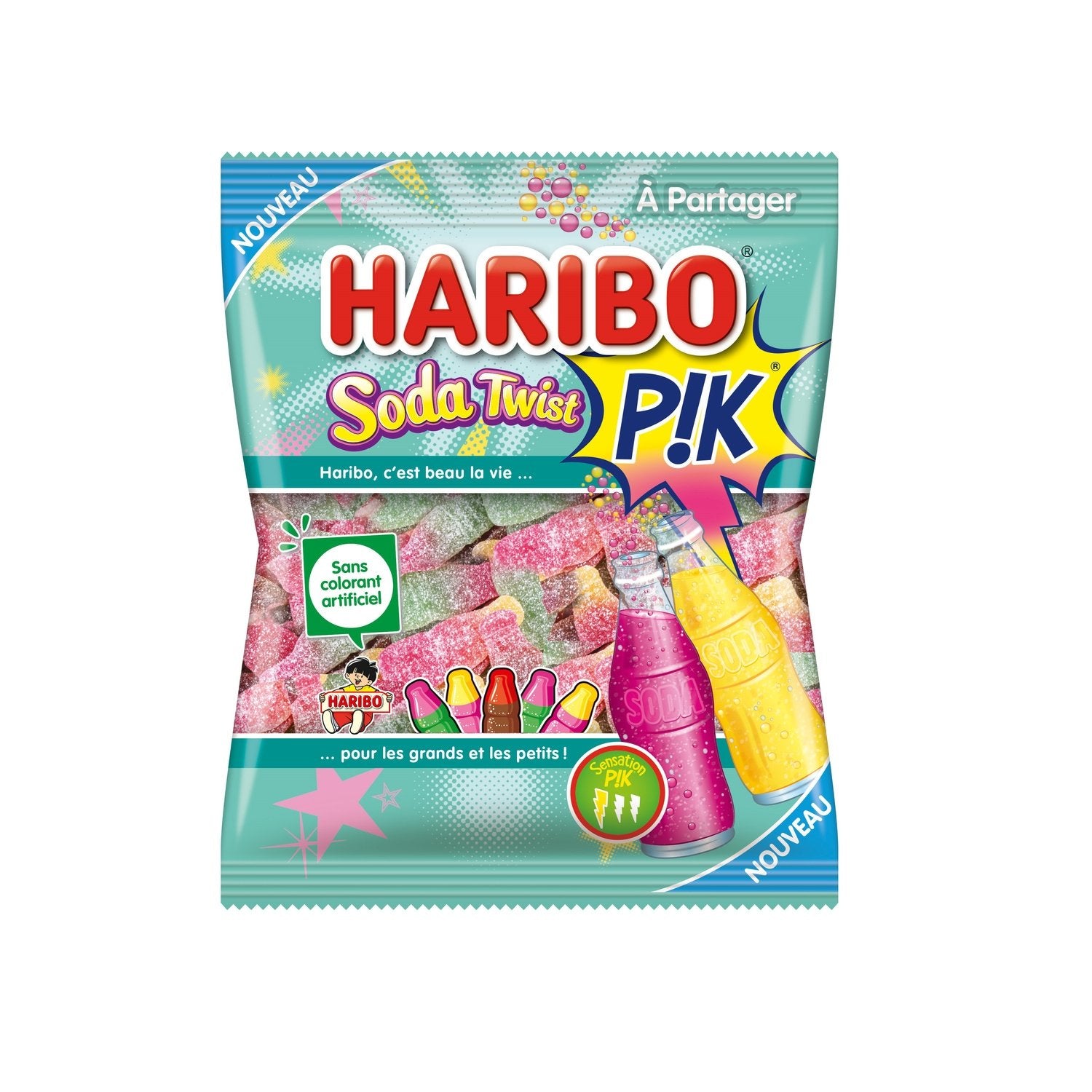 Bonbons Soda Twist Pik HARIBO le paquet de 190g