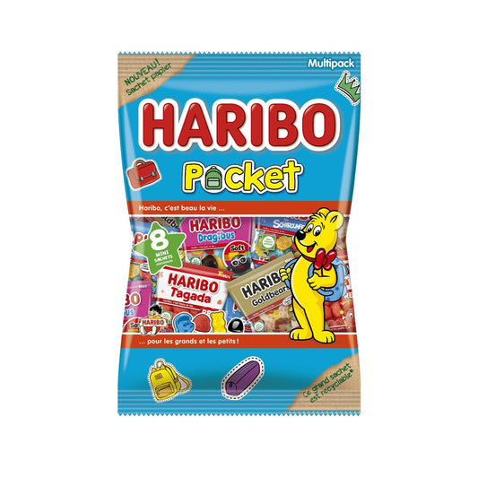 Bonbons Multipack Pocket HARIBO le paquet de 340g