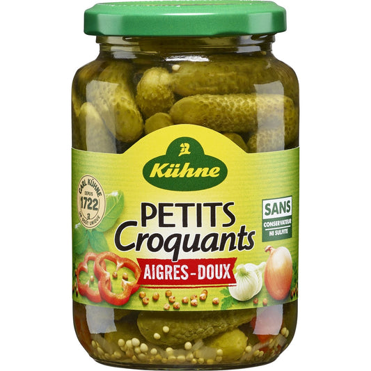 Cornichons Extra Fins KUHNE le pot de 190g