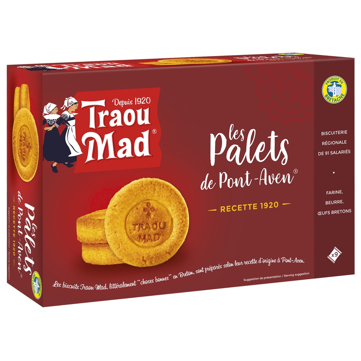Breton Shortbread Biscuits TRAOU MAD DE PONT-AVEN