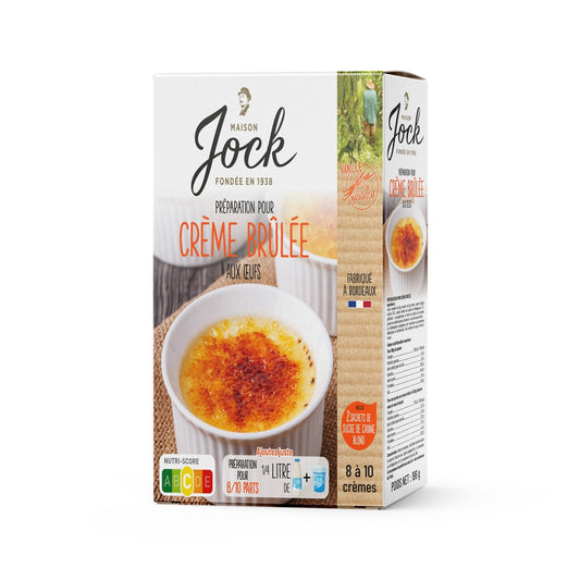 Préparation Crème Brûlée JOCK la boite de 196g