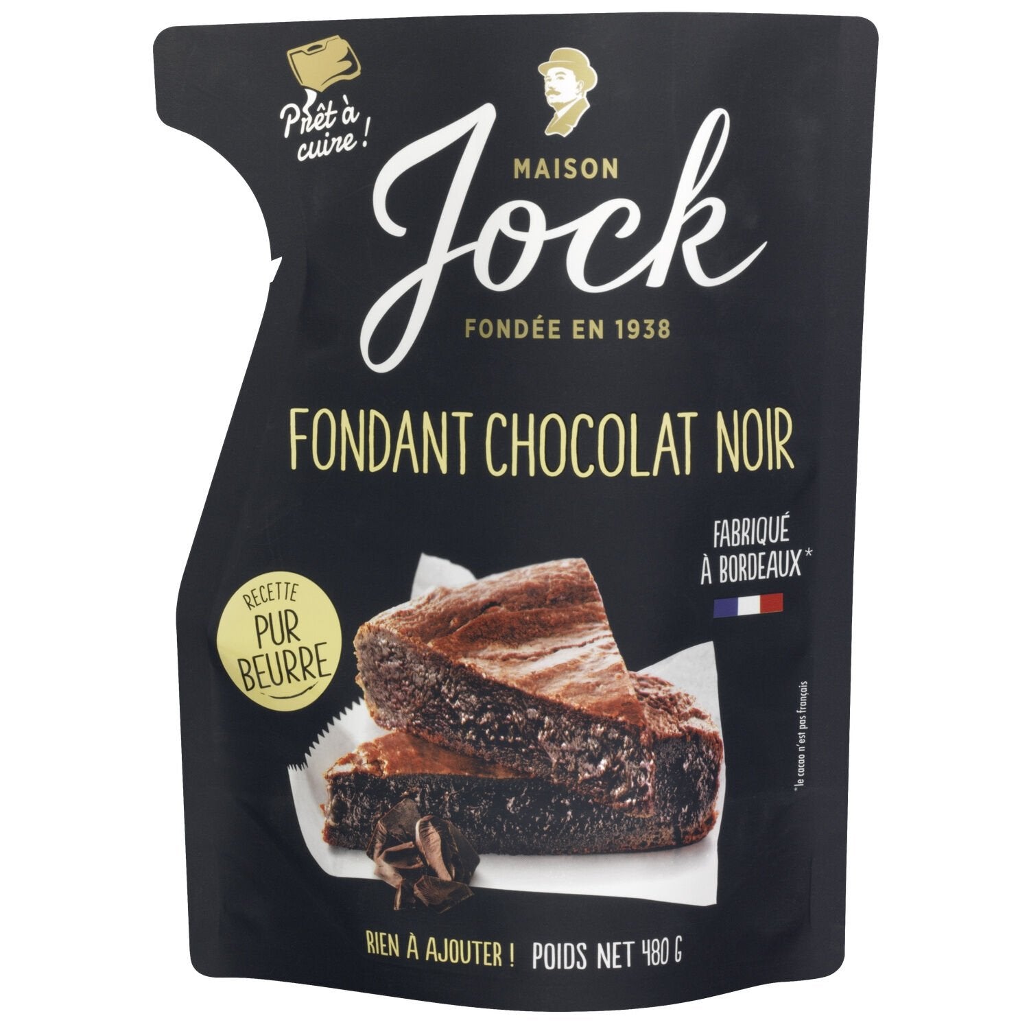 Préparation Fondant au Chocolat JOCK la poche de 480g