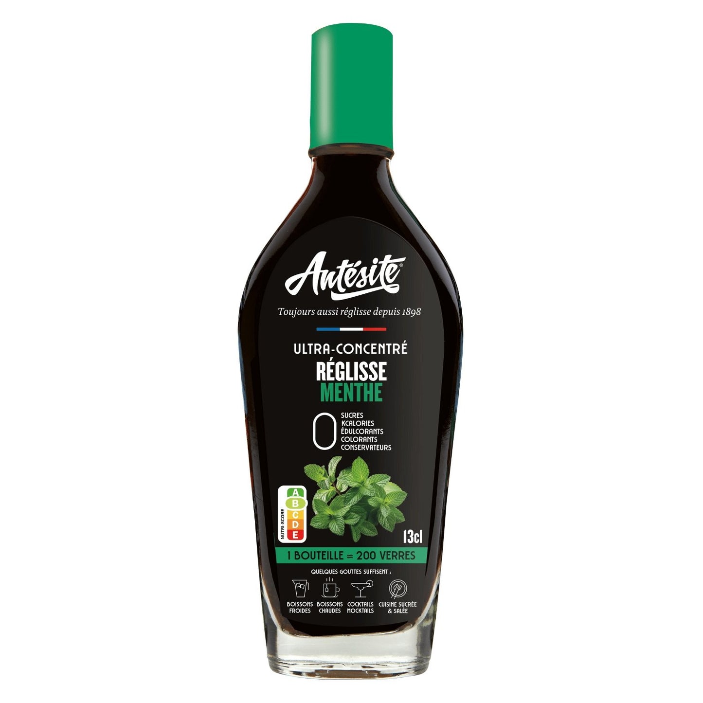 Sirop Menthe Réglisse Sans Sucres ANTESITE