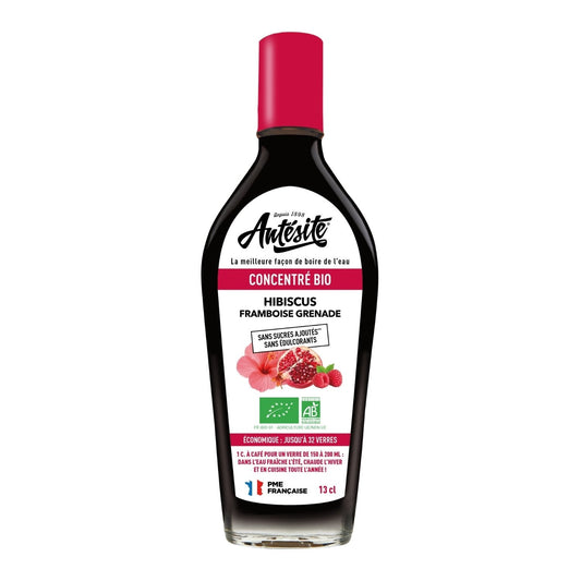 ANTESITE Organic Raspberry Pomegranate Hibiscus Syrup