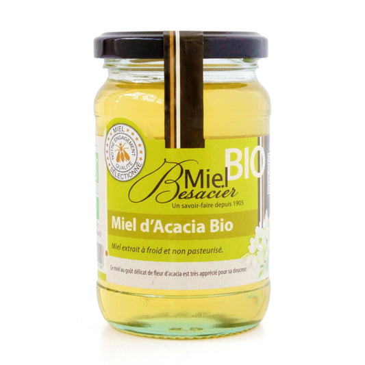Miel d'Acacia Bio MIEL BESACIER le pot de 350g