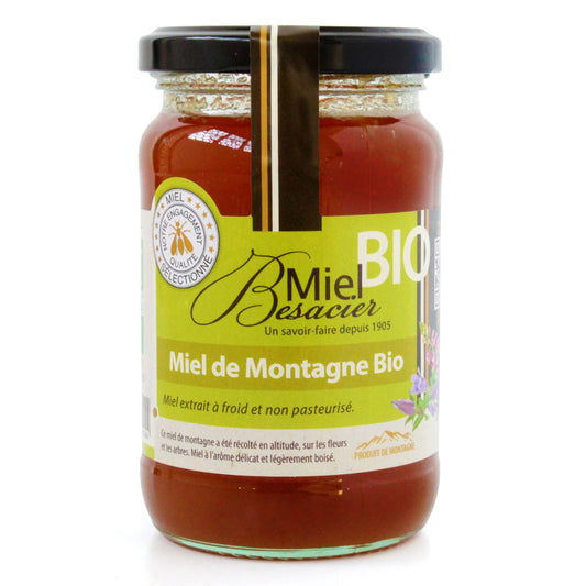 Organic Mountain Honey BESACIER HONEY