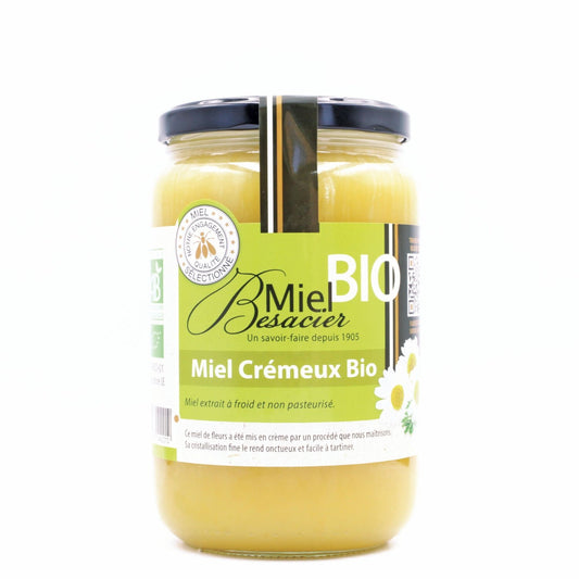 Miel Crémeux Bio MIEL BESACIER le pot d'1kg