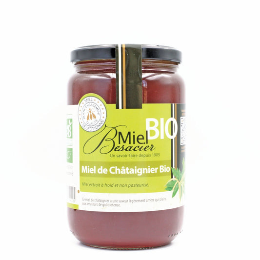 Miel de Châtaigner Bio MIEL BESACIER le pot d'1kg