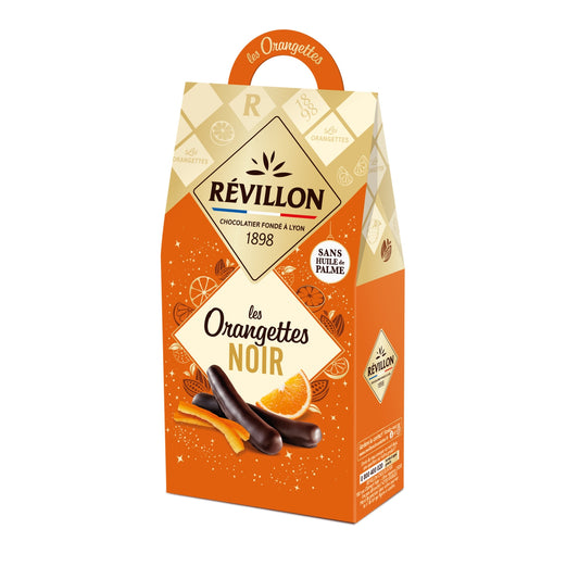 Chocolat Noir de Fines Écoces d'Oranges Confites REVILLON CHOCOLATIER
