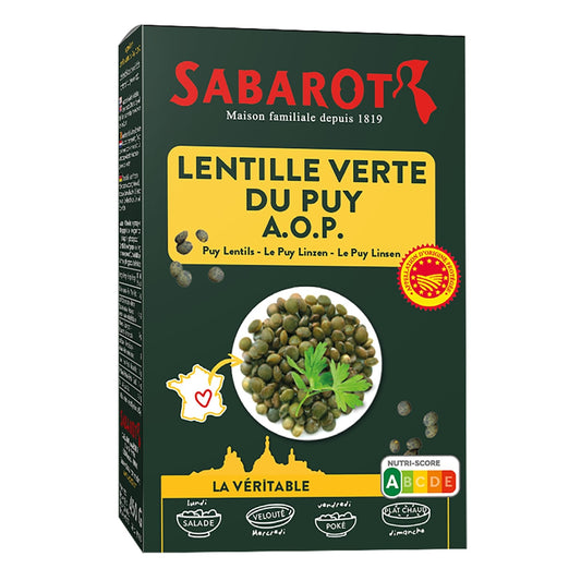 Lentilles Vertes AOP SABAROT 