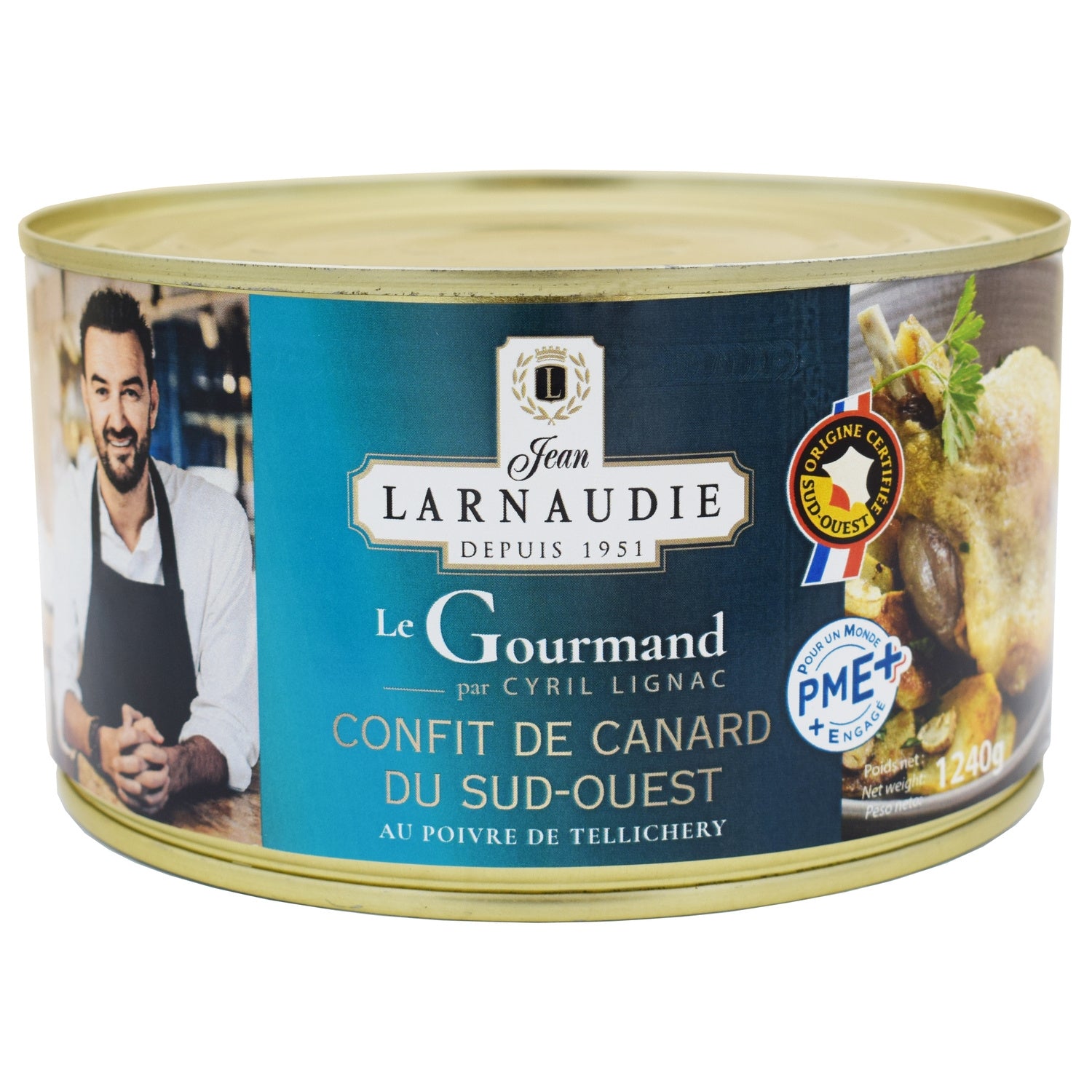 Confit de Canard du Sud-Ouest JEAN LARNAUDIE 