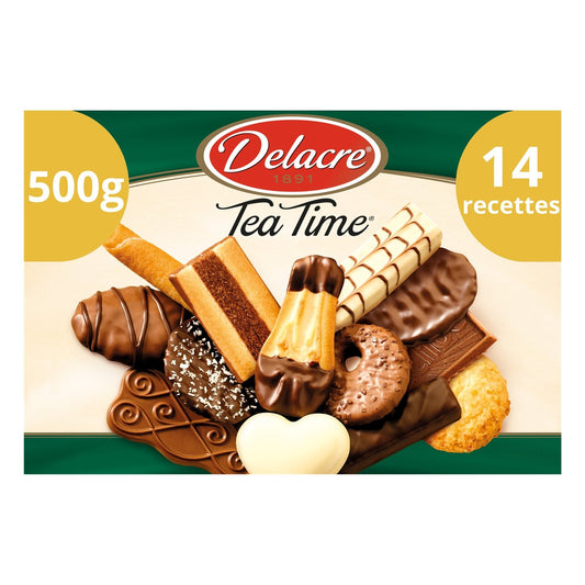 Biscuits Assortiment DELACRE TEA TIME 500g